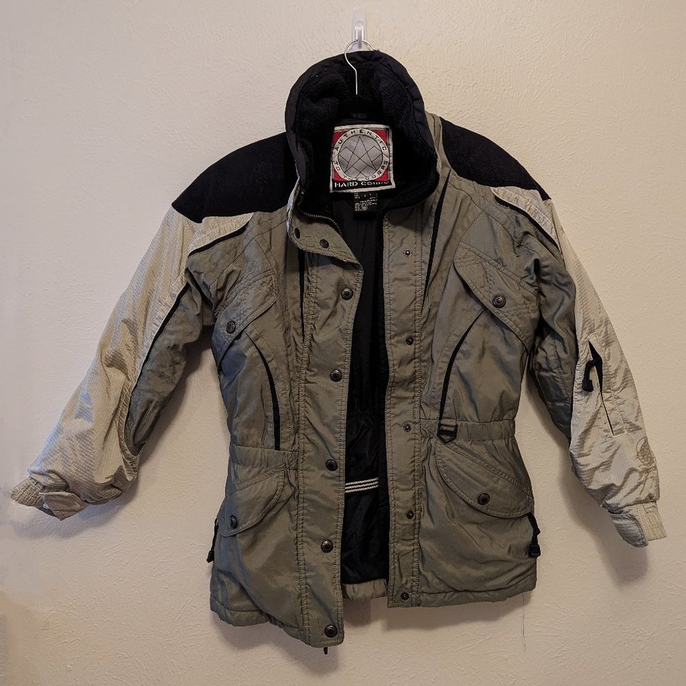 Vintage Women Hard Corps Gore-tex Gray Ski Jacket